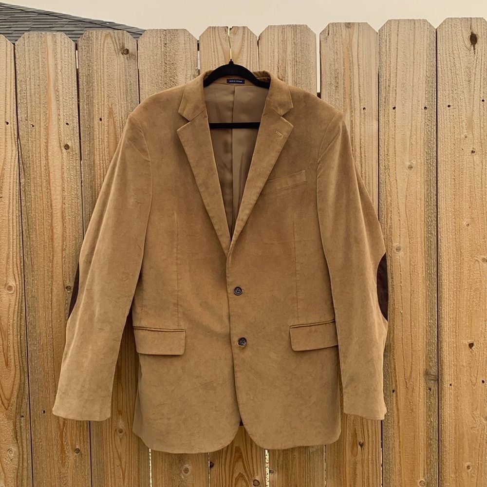 Take 50% OFF- Stafford Corduroy Men’s Classic Fit Sport Coat, Size-44L - Picture 3 of 13